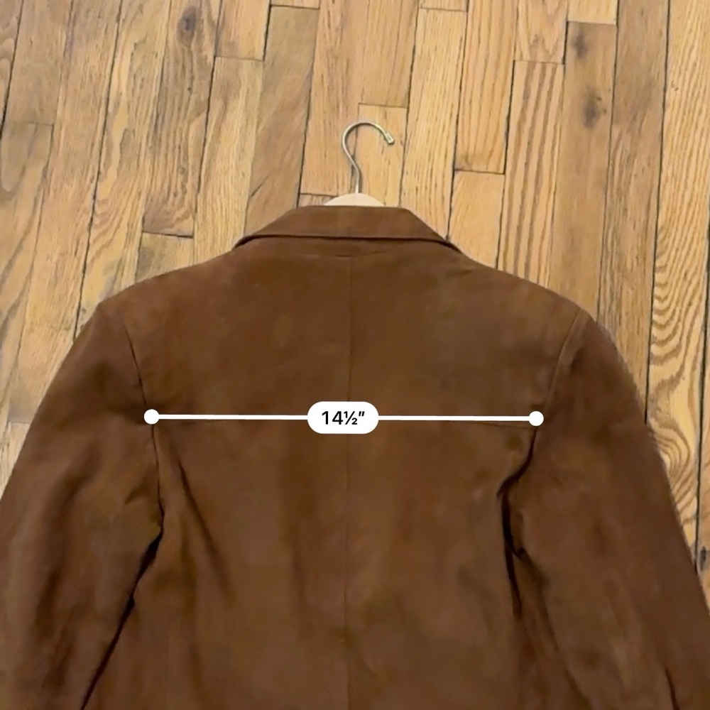 Mango Tan Suede Women's Blazer. Price is firm. NOT ACCEPTING OFFERS - Picture 8 of 16